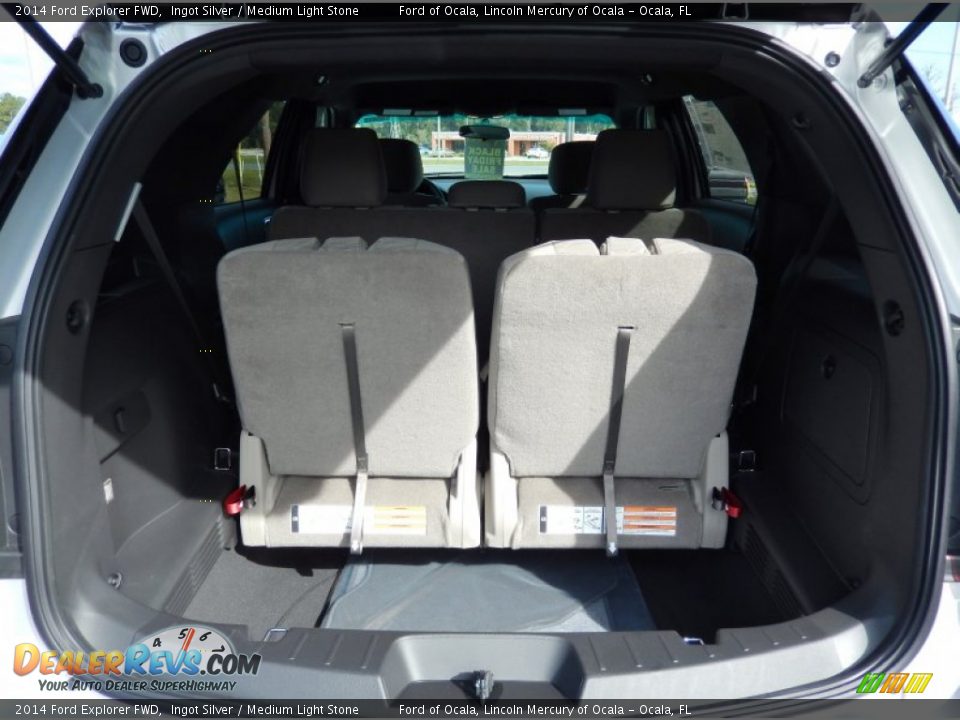 2014 Ford Explorer FWD Ingot Silver / Medium Light Stone Photo #5