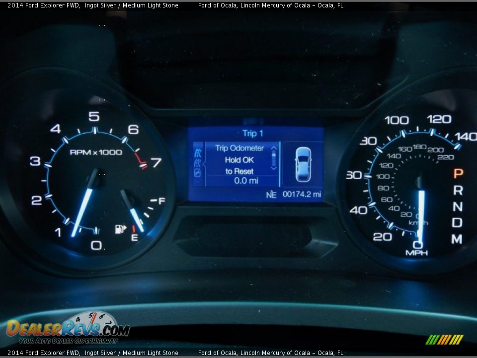 2014 Ford Explorer FWD Ingot Silver / Medium Light Stone Photo #10