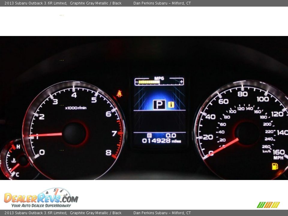 2013 Subaru Outback 3.6R Limited Graphite Gray Metallic / Black Photo #24