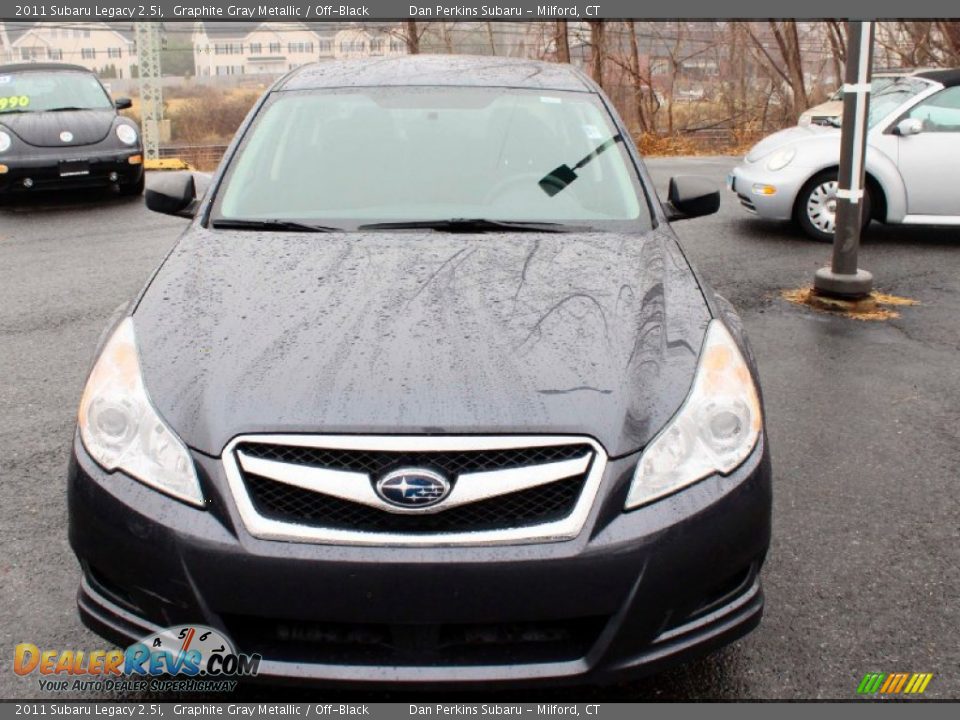 2011 Subaru Legacy 2.5i Graphite Gray Metallic / Off-Black Photo #2