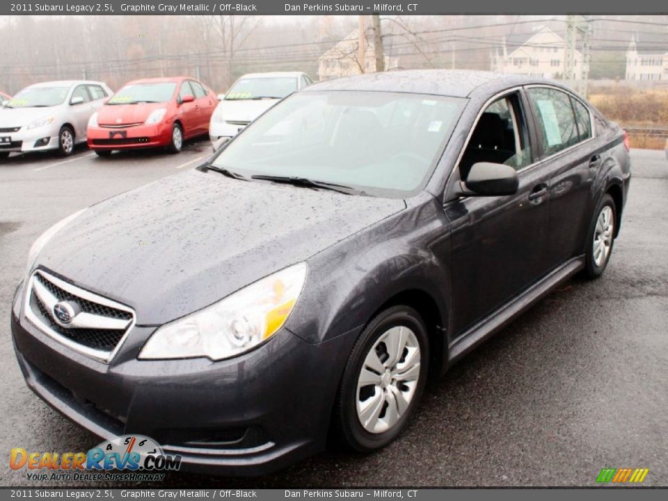2011 Subaru Legacy 2.5i Graphite Gray Metallic / Off-Black Photo #3