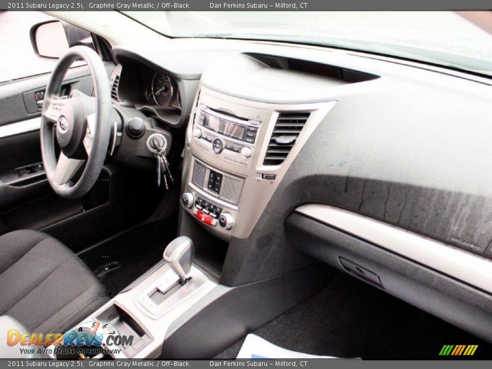 2011 Subaru Legacy 2.5i Graphite Gray Metallic / Off-Black Photo #9