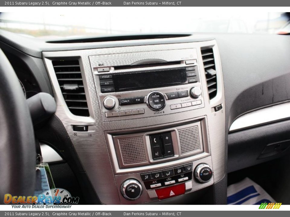 2011 Subaru Legacy 2.5i Graphite Gray Metallic / Off-Black Photo #12
