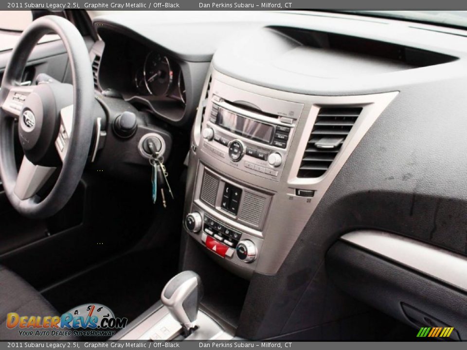 2011 Subaru Legacy 2.5i Graphite Gray Metallic / Off-Black Photo #13