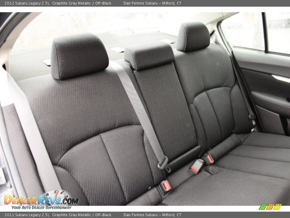 2011 Subaru Legacy 2.5i Graphite Gray Metallic / Off-Black Photo #15