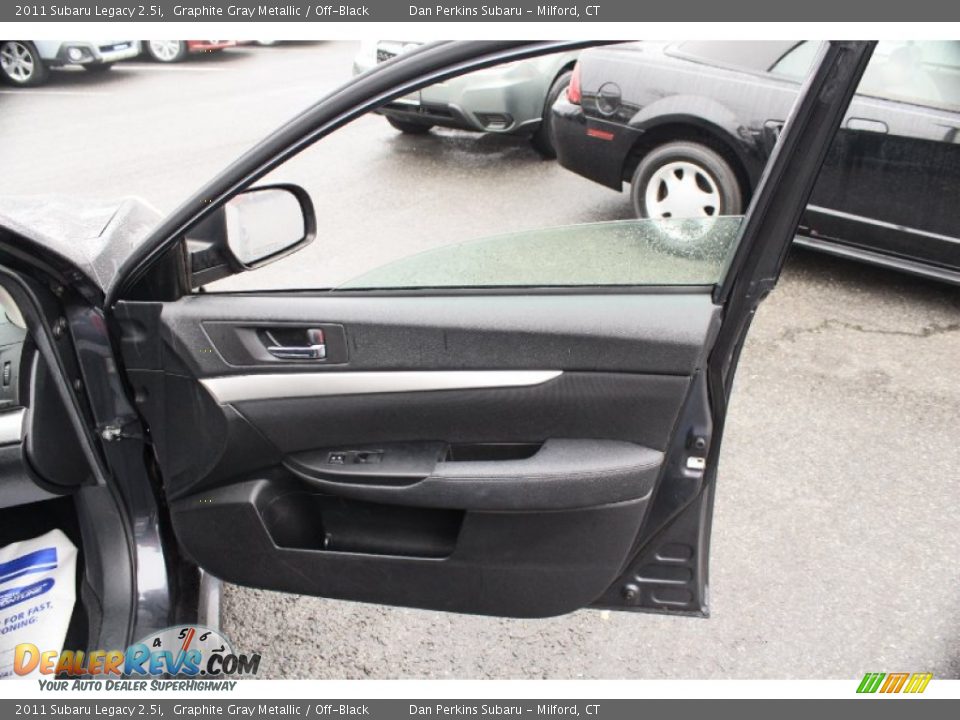 2011 Subaru Legacy 2.5i Graphite Gray Metallic / Off-Black Photo #16