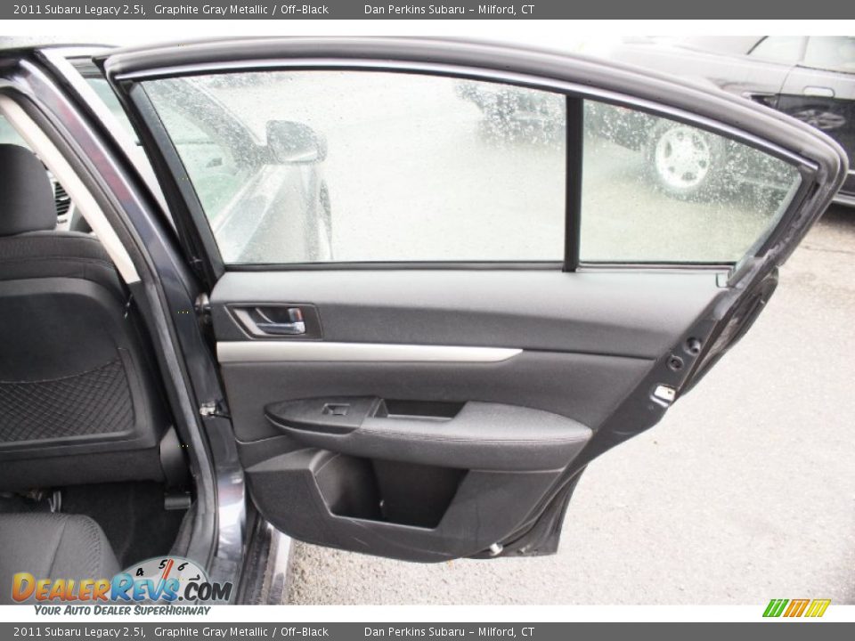 2011 Subaru Legacy 2.5i Graphite Gray Metallic / Off-Black Photo #17