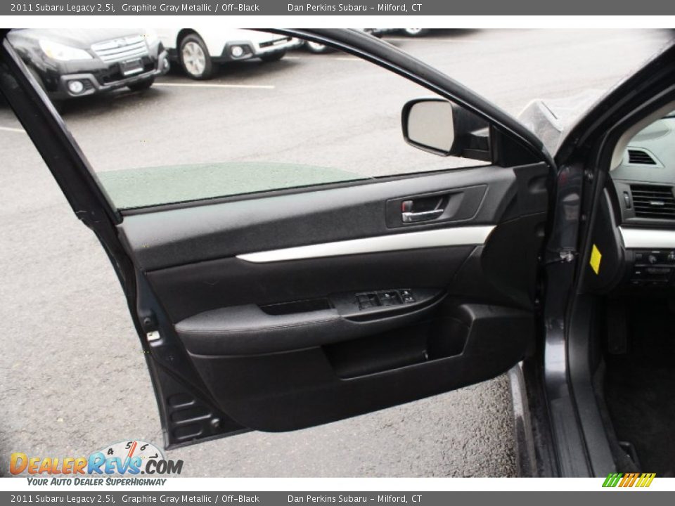 2011 Subaru Legacy 2.5i Graphite Gray Metallic / Off-Black Photo #18