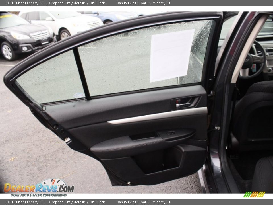 2011 Subaru Legacy 2.5i Graphite Gray Metallic / Off-Black Photo #19