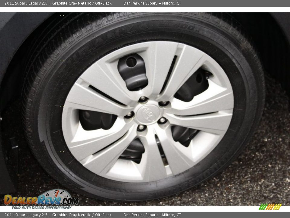 2011 Subaru Legacy 2.5i Graphite Gray Metallic / Off-Black Photo #20