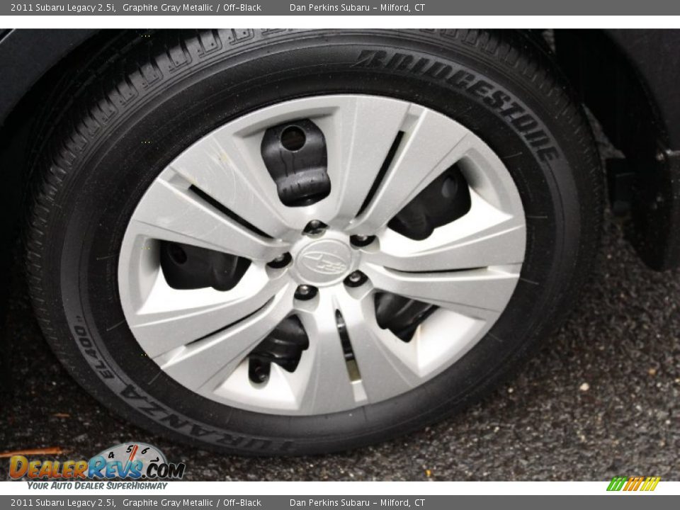 2011 Subaru Legacy 2.5i Graphite Gray Metallic / Off-Black Photo #21