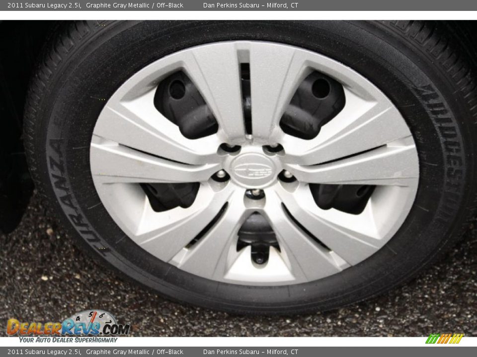 2011 Subaru Legacy 2.5i Graphite Gray Metallic / Off-Black Photo #22
