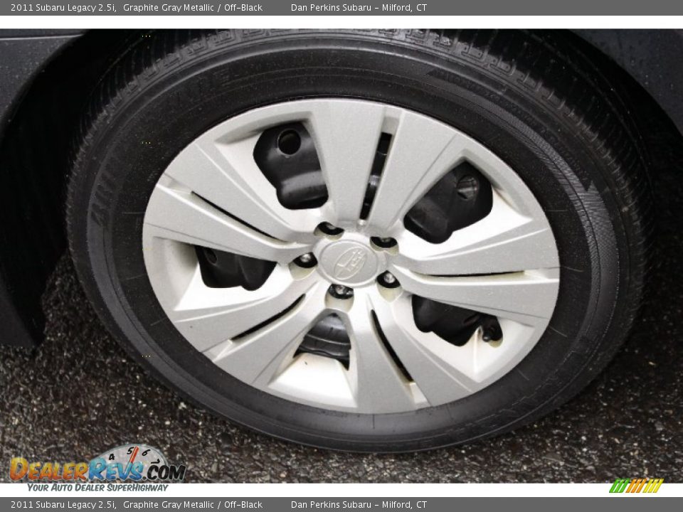 2011 Subaru Legacy 2.5i Graphite Gray Metallic / Off-Black Photo #23