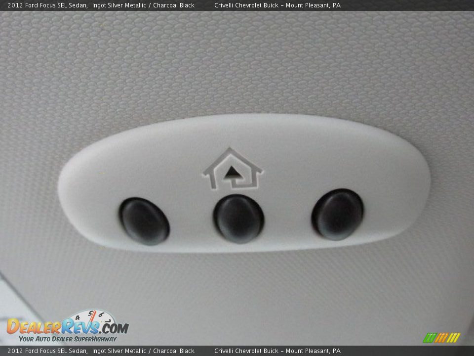 2012 Ford Focus SEL Sedan Ingot Silver Metallic / Charcoal Black Photo #25