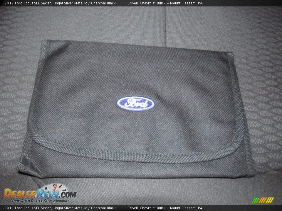2012 Ford Focus SEL Sedan Ingot Silver Metallic / Charcoal Black Photo #31
