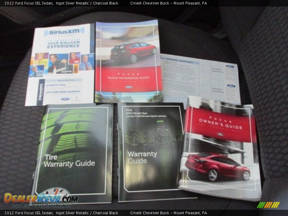 2012 Ford Focus SEL Sedan Ingot Silver Metallic / Charcoal Black Photo #32