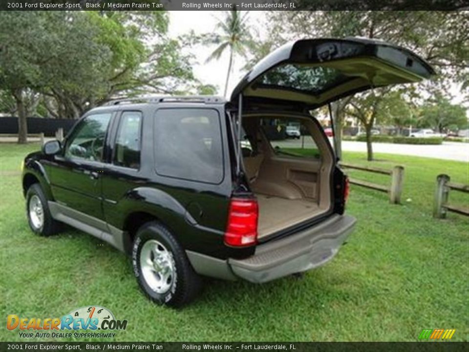 2001 Ford Explorer Sport Black / Medium Prairie Tan Photo #4