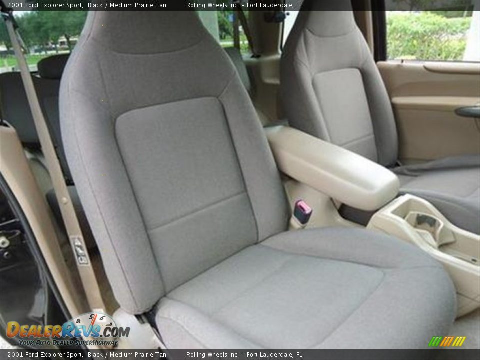 2001 Ford Explorer Sport Black / Medium Prairie Tan Photo #6