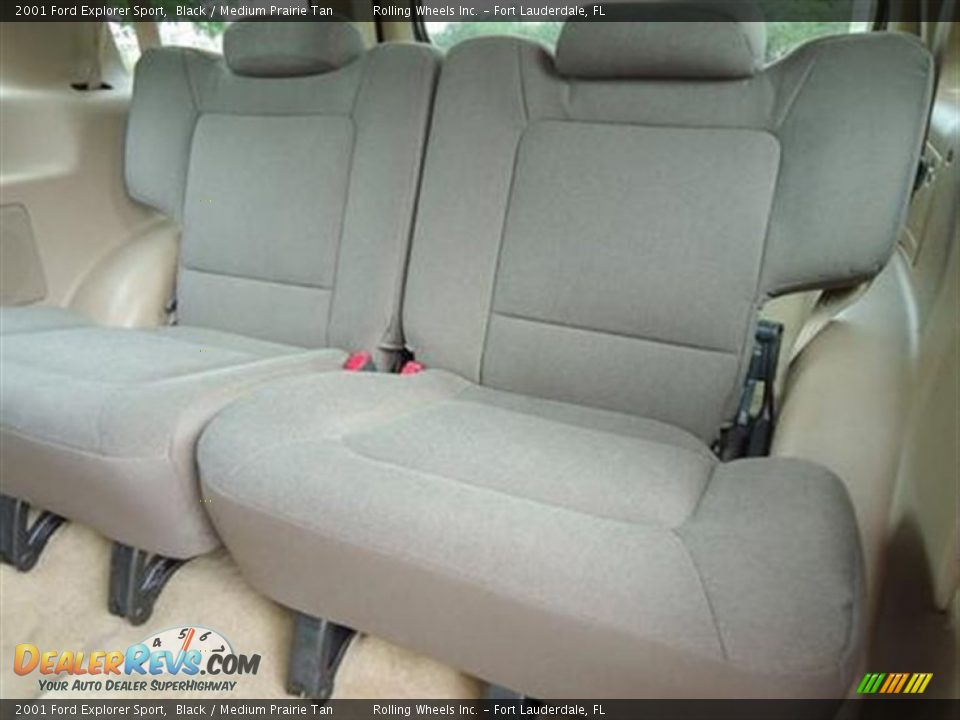 2001 Ford Explorer Sport Black / Medium Prairie Tan Photo #8