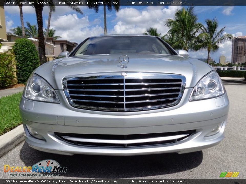 2007 Mercedes-Benz S 550 Sedan Iridium Silver Metallic / Grey/Dark Grey Photo #3