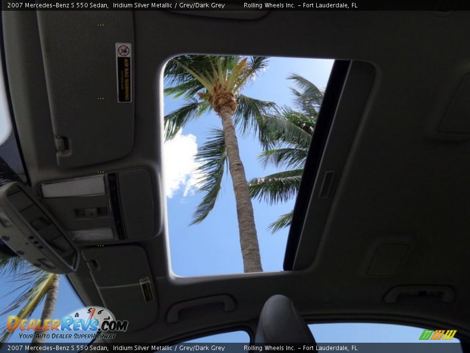 2007 Mercedes-Benz S 550 Sedan Iridium Silver Metallic / Grey/Dark Grey Photo #4