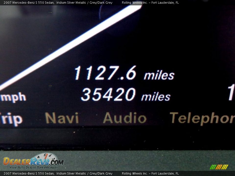 2007 Mercedes-Benz S 550 Sedan Iridium Silver Metallic / Grey/Dark Grey Photo #5