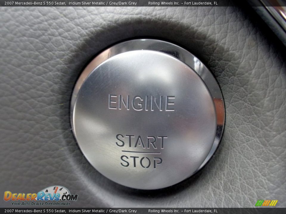 2007 Mercedes-Benz S 550 Sedan Iridium Silver Metallic / Grey/Dark Grey Photo #15