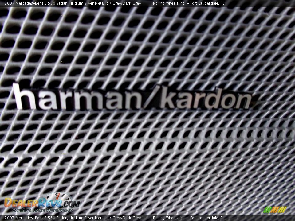 2007 Mercedes-Benz S 550 Sedan Iridium Silver Metallic / Grey/Dark Grey Photo #18