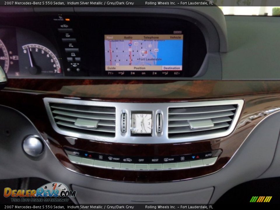 2007 Mercedes-Benz S 550 Sedan Iridium Silver Metallic / Grey/Dark Grey Photo #19