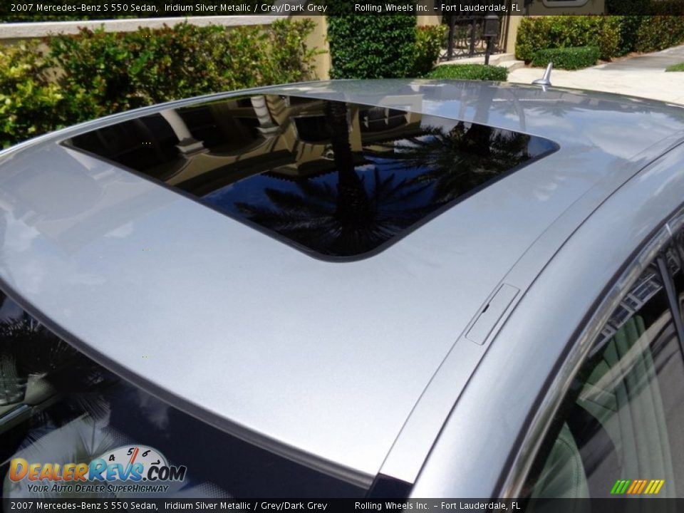 2007 Mercedes-Benz S 550 Sedan Iridium Silver Metallic / Grey/Dark Grey Photo #30