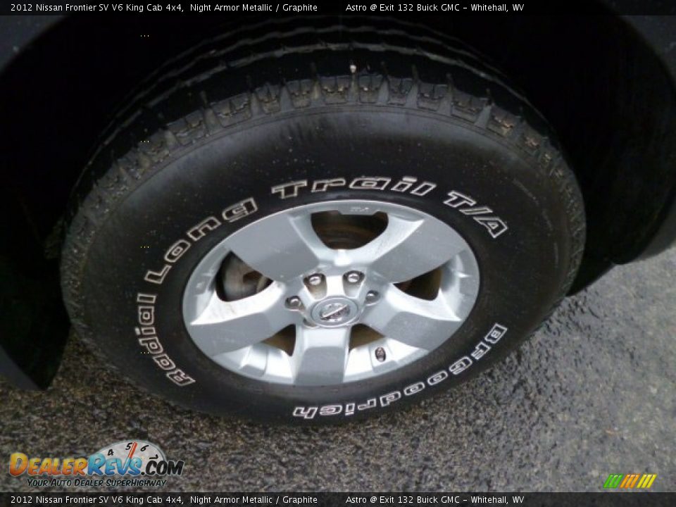 2012 Nissan Frontier SV V6 King Cab 4x4 Night Armor Metallic / Graphite Photo #9