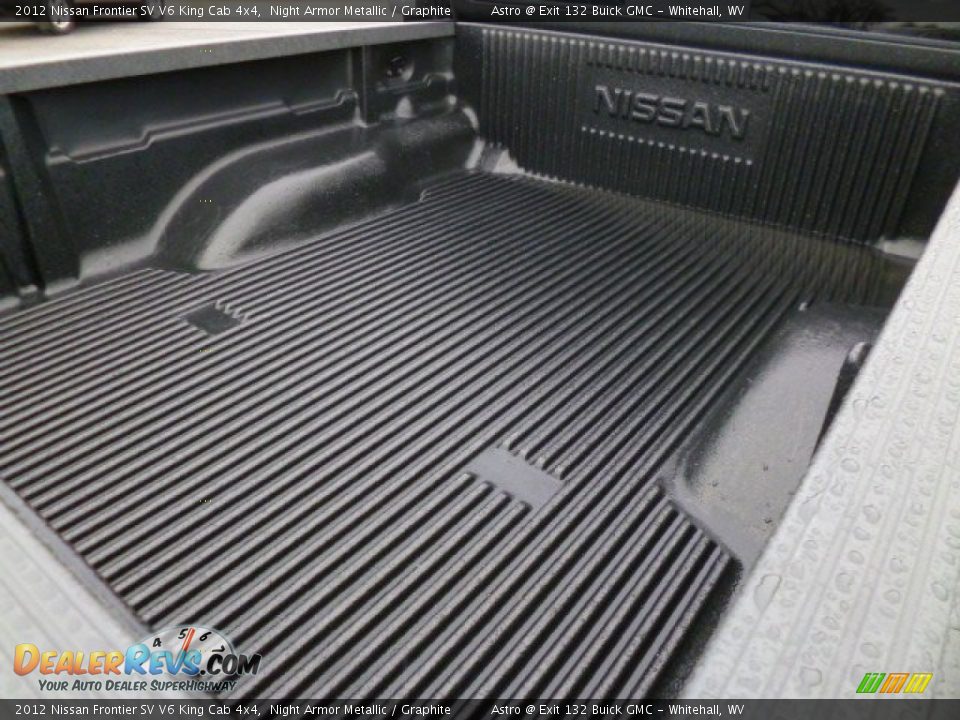 2012 Nissan Frontier SV V6 King Cab 4x4 Night Armor Metallic / Graphite Photo #13