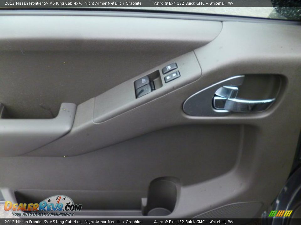 2012 Nissan Frontier SV V6 King Cab 4x4 Night Armor Metallic / Graphite Photo #18