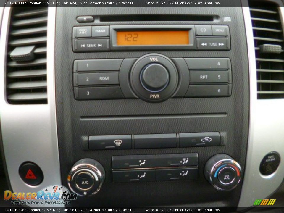 2012 Nissan Frontier SV V6 King Cab 4x4 Night Armor Metallic / Graphite Photo #19