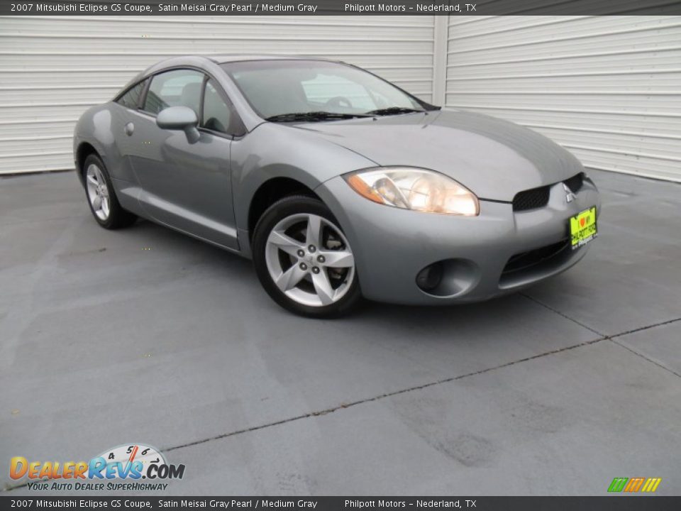 2007 Mitsubishi Eclipse GS Coupe Satin Meisai Gray Pearl / Medium Gray Photo #1