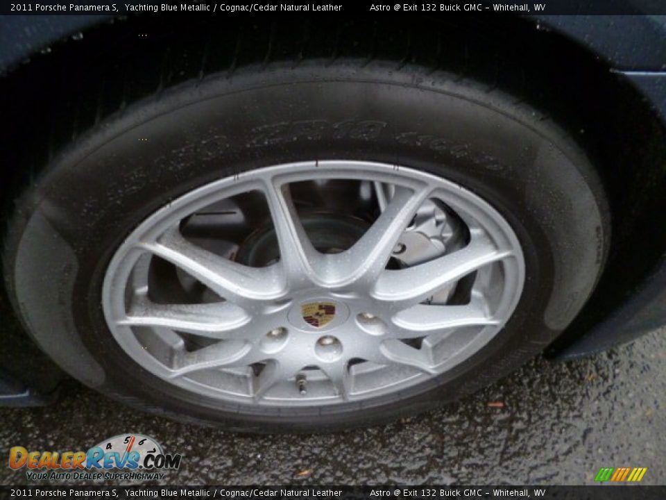 2011 Porsche Panamera S Yachting Blue Metallic / Cognac/Cedar Natural Leather Photo #9