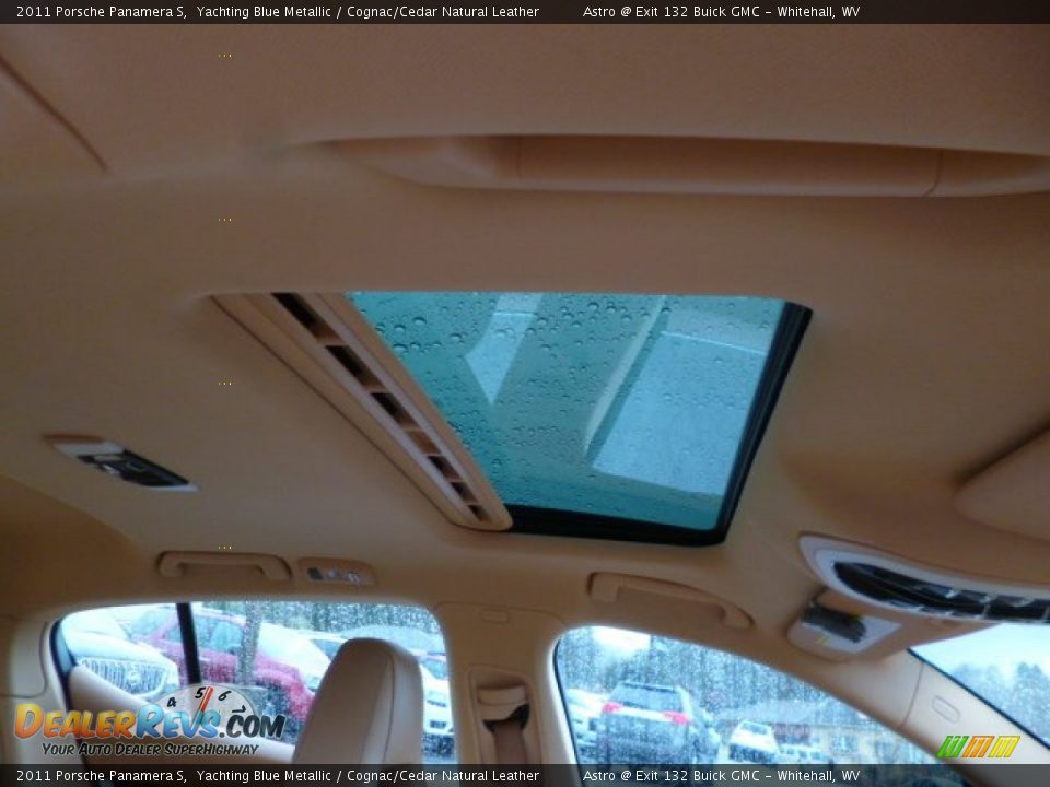 2011 Porsche Panamera S Yachting Blue Metallic / Cognac/Cedar Natural Leather Photo #11