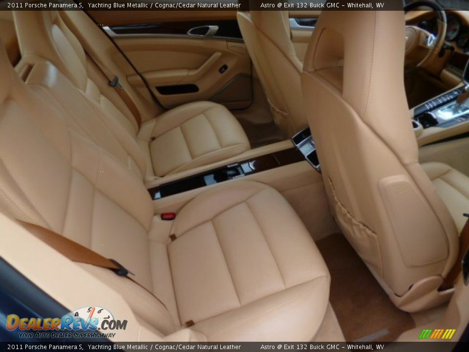 2011 Porsche Panamera S Yachting Blue Metallic / Cognac/Cedar Natural Leather Photo #12