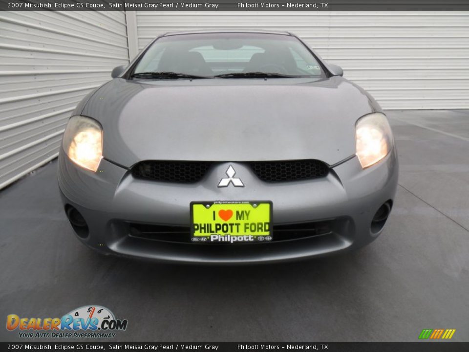 2007 Mitsubishi Eclipse GS Coupe Satin Meisai Gray Pearl / Medium Gray Photo #8