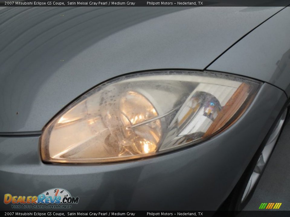 2007 Mitsubishi Eclipse GS Coupe Satin Meisai Gray Pearl / Medium Gray Photo #9