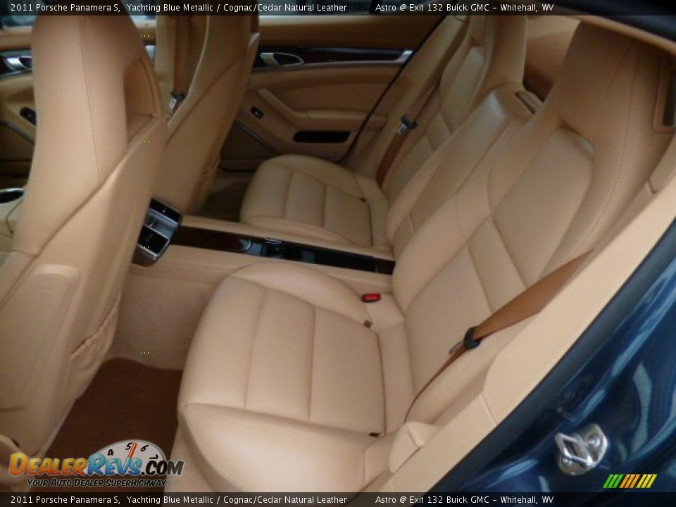2011 Porsche Panamera S Yachting Blue Metallic / Cognac/Cedar Natural Leather Photo #14
