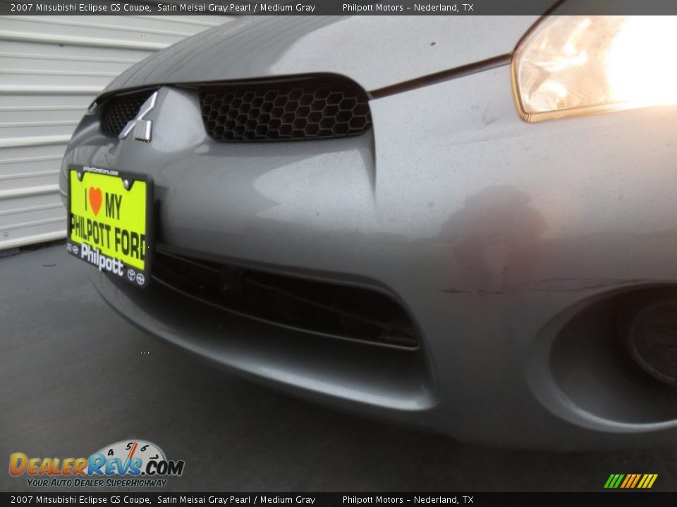 2007 Mitsubishi Eclipse GS Coupe Satin Meisai Gray Pearl / Medium Gray Photo #11