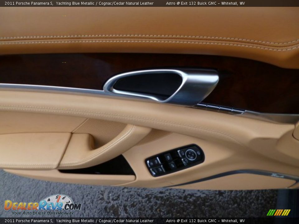 2011 Porsche Panamera S Yachting Blue Metallic / Cognac/Cedar Natural Leather Photo #18