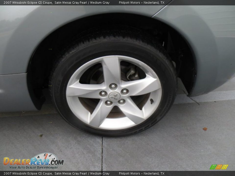 2007 Mitsubishi Eclipse GS Coupe Satin Meisai Gray Pearl / Medium Gray Photo #13