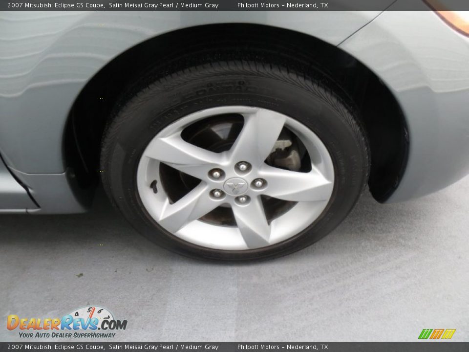 2007 Mitsubishi Eclipse GS Coupe Satin Meisai Gray Pearl / Medium Gray Photo #15