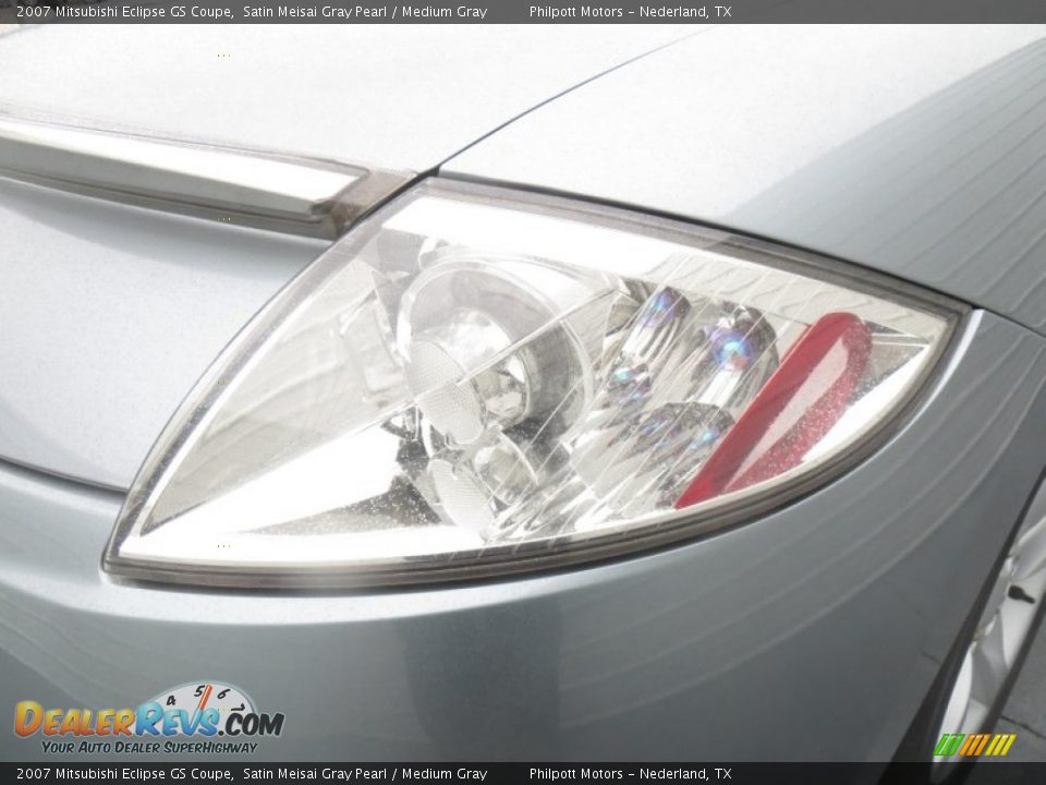 2007 Mitsubishi Eclipse GS Coupe Satin Meisai Gray Pearl / Medium Gray Photo #16