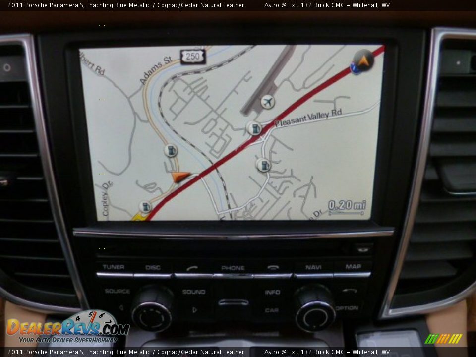 2011 Porsche Panamera S Yachting Blue Metallic / Cognac/Cedar Natural Leather Photo #22