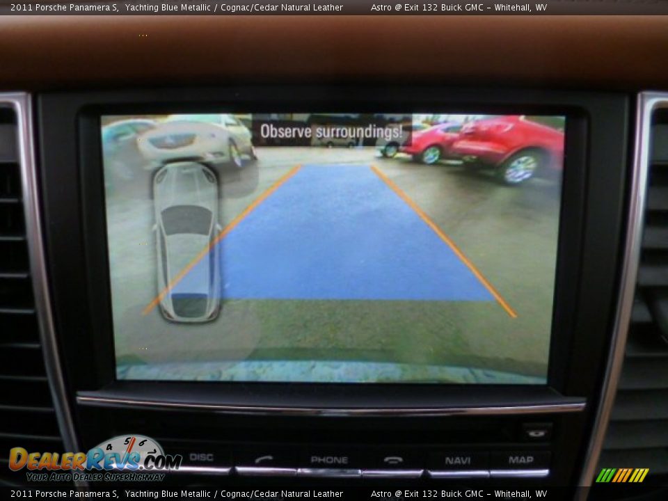 2011 Porsche Panamera S Yachting Blue Metallic / Cognac/Cedar Natural Leather Photo #23