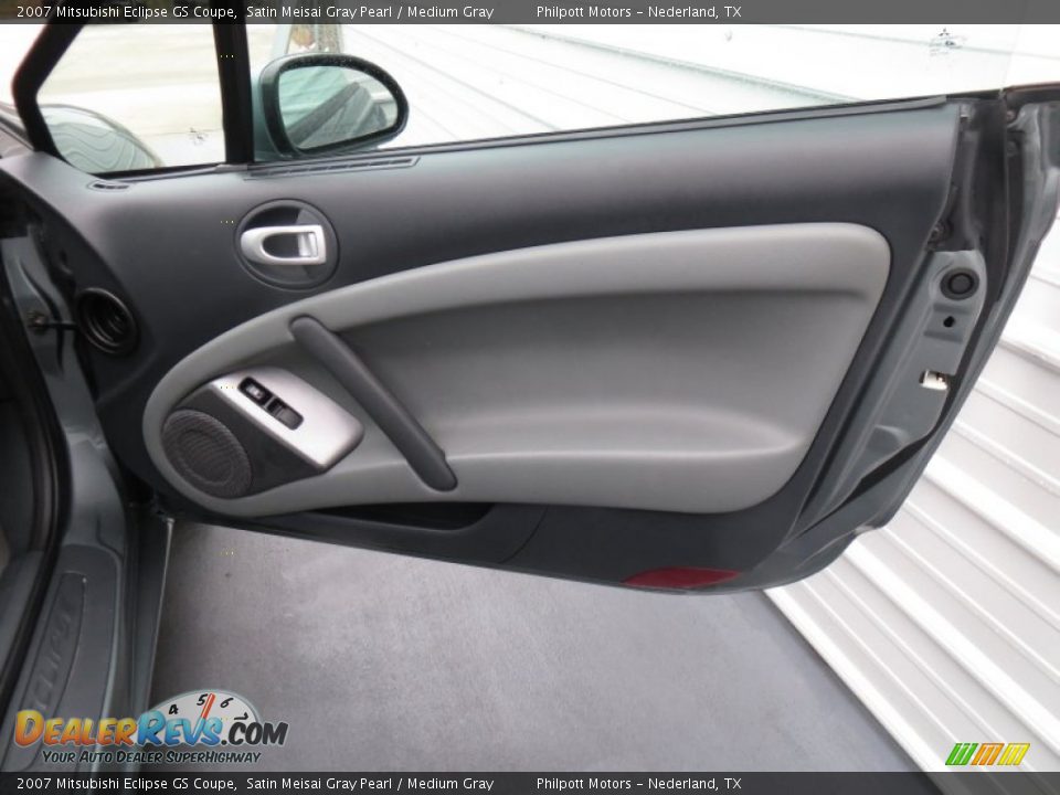 2007 Mitsubishi Eclipse GS Coupe Satin Meisai Gray Pearl / Medium Gray Photo #19