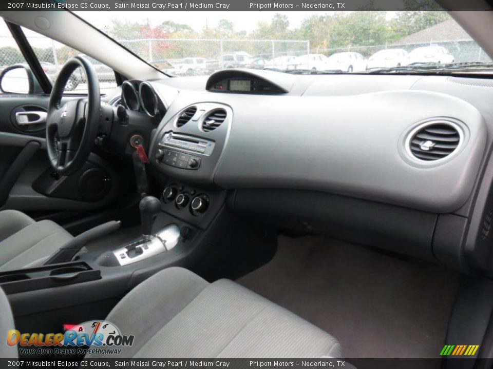 2007 Mitsubishi Eclipse GS Coupe Satin Meisai Gray Pearl / Medium Gray Photo #20